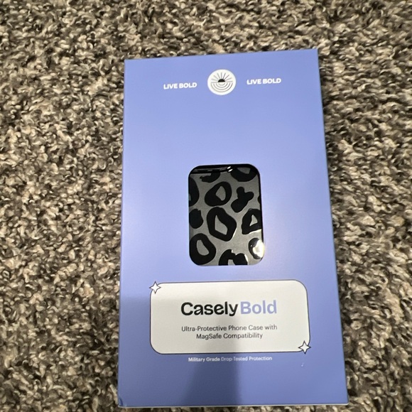 Casely Bold Black Leopard Phone Case - Picture 1 of 3